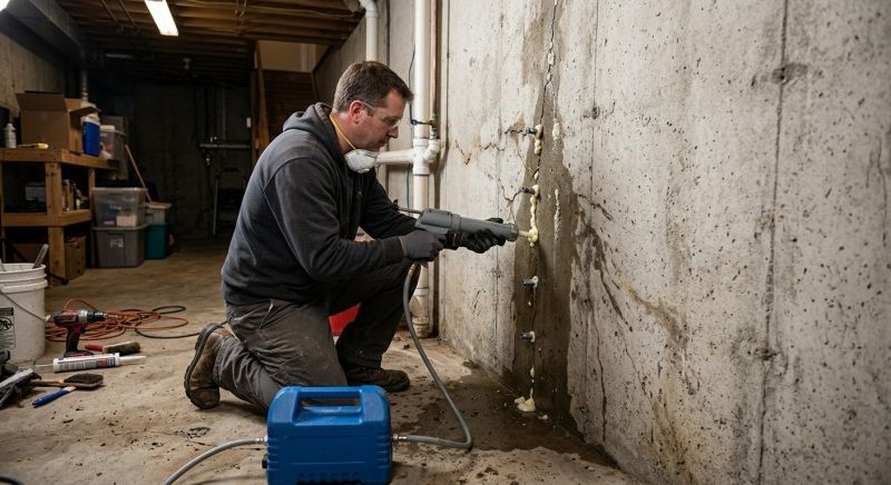 Basement Foundation Repair in Warwick, RI