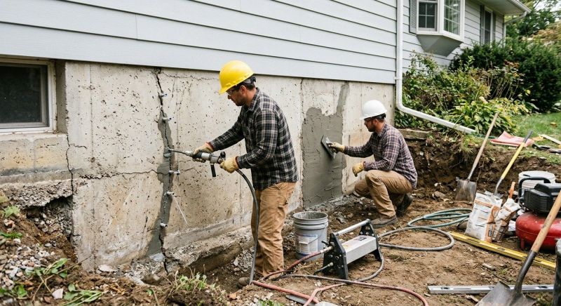 Basement Foundation Repair in Warwick, RI