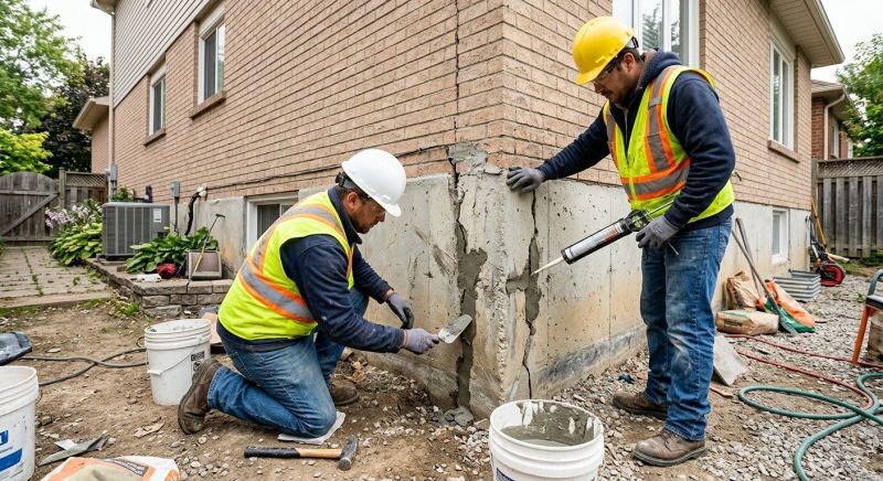 Building Foundation Repair in East Bridgewater, MA