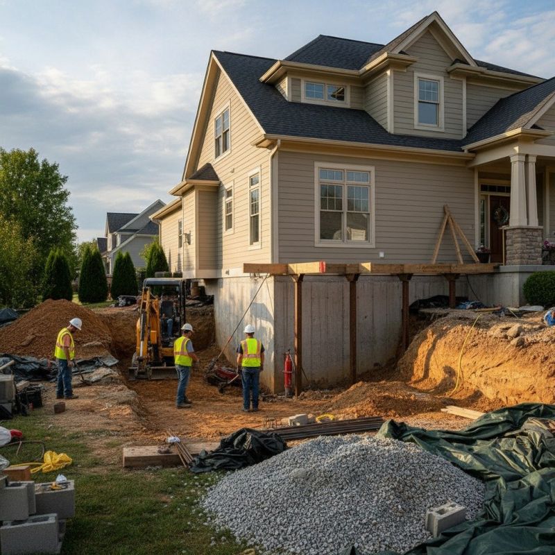 Building Foundation Repair in East Bridgewater, MA