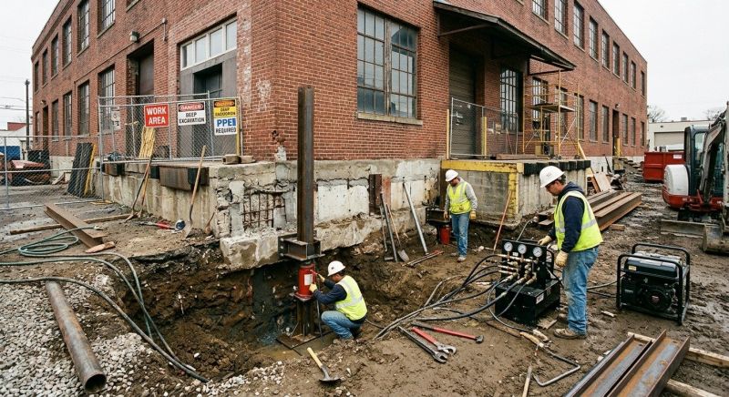Building Foundation Repair in East Providence, RI