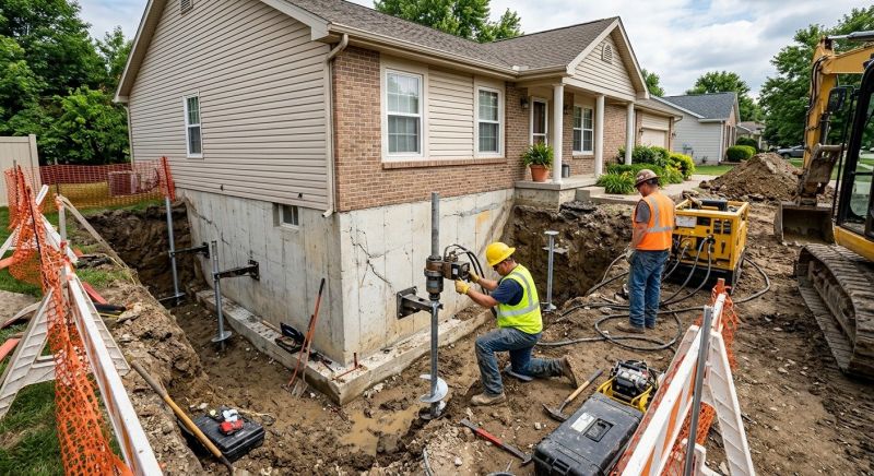 Building Foundation Repair in Norton, MA