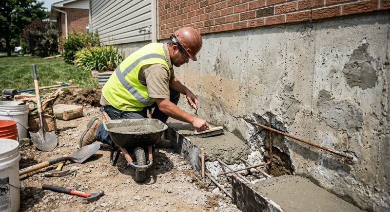 Concrete Foundation Repair in Westport, MA