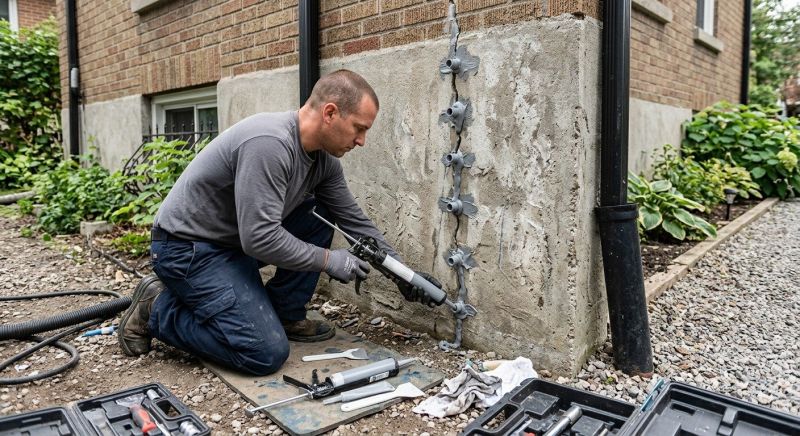 Cracked Basement Floor Repair in Fall River, MA