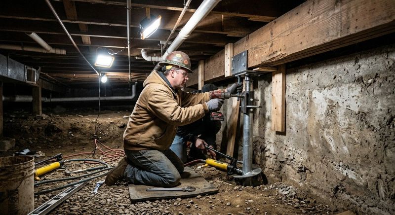 Crawlspace Foundation Repair in Fall River, MA