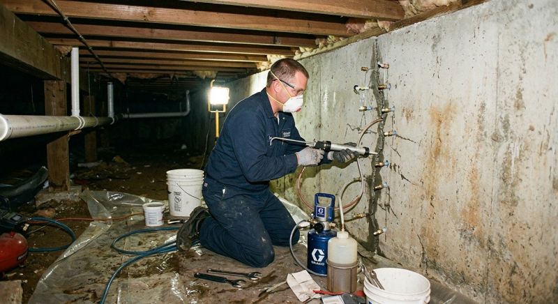 Crawlspace Foundation Repair in Mansfield, MA