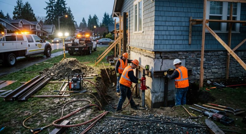 Emergency Foundation Repair in Fall River, MA