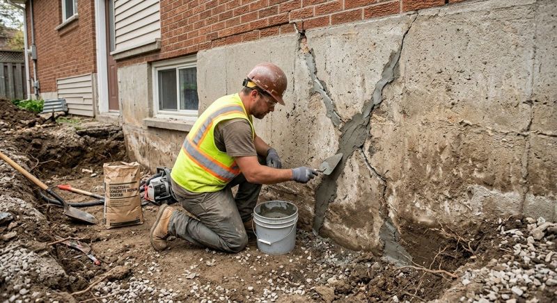 Foundation Crack Repair in Attleboro, MA