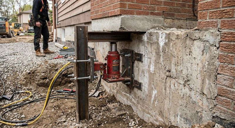 Foundation Jacking in Lincoln, RI