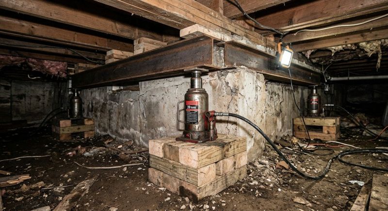 Foundation Jacking in New Bedford, MA