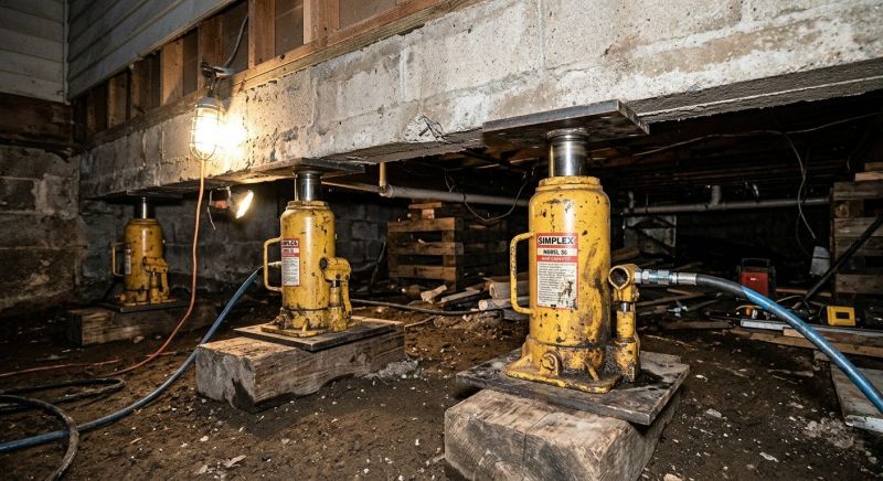 Foundation Jacking in Newport, RI