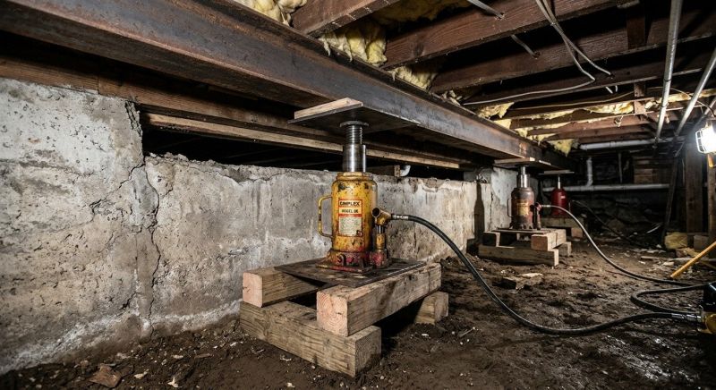 Foundation Jacking in Saunderstown, RI
