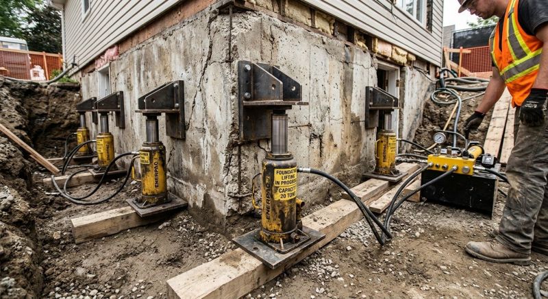 Foundation Jacking in Seekonk, MA
