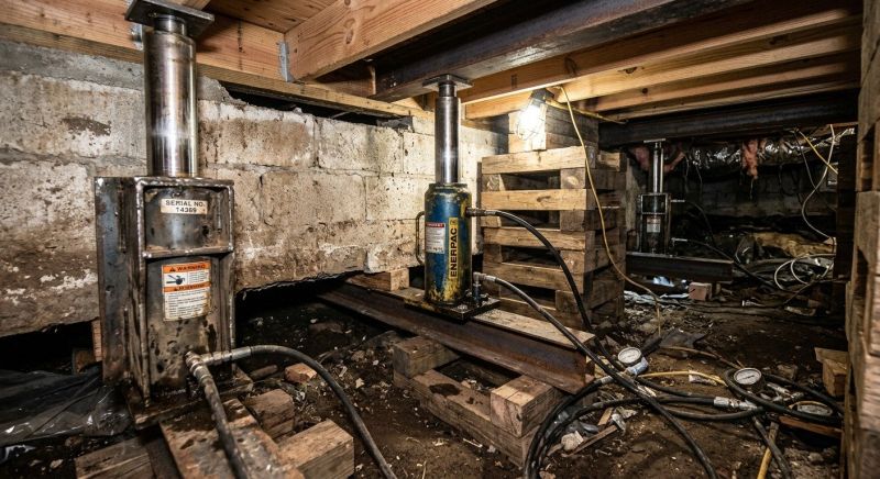 Foundation Jacking in Wareham, MA