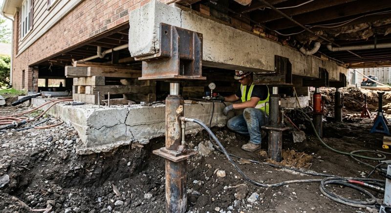 Foundation Lifting in Foxboro, MA