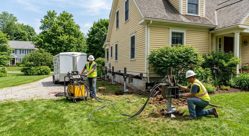 Foundation Lifting in Mansfield, MA