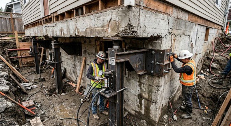 Foundation Lifting in New Bedford, MA