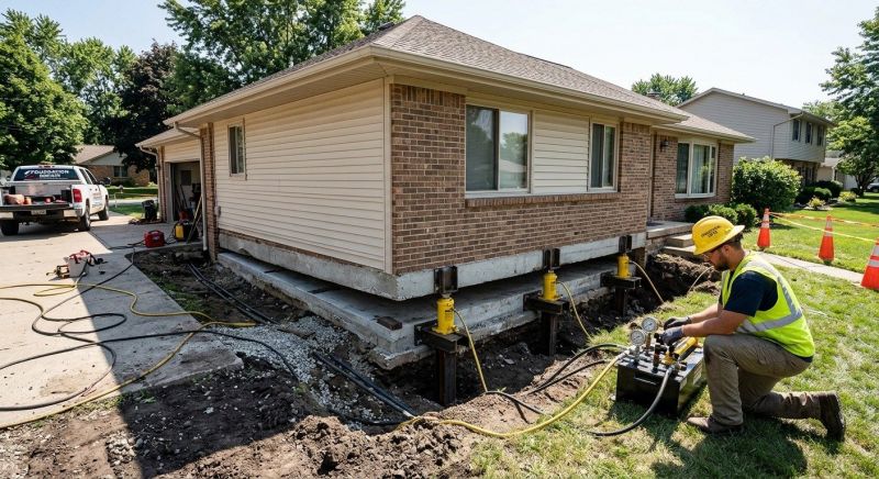 Foundation Lifting in Taunton, MA