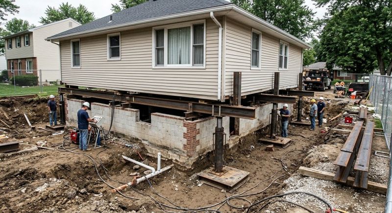 Foundation Lifting in West Warwick, RI