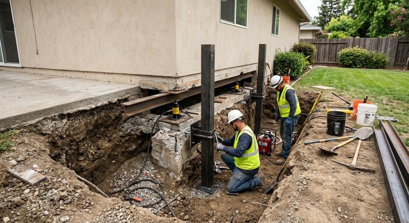 Foundation Pier Repair in Fall River, MA