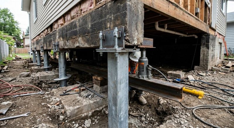 Foundation Raising in Barrington, RI