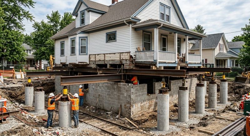 Foundation Raising in Jamestown, RI
