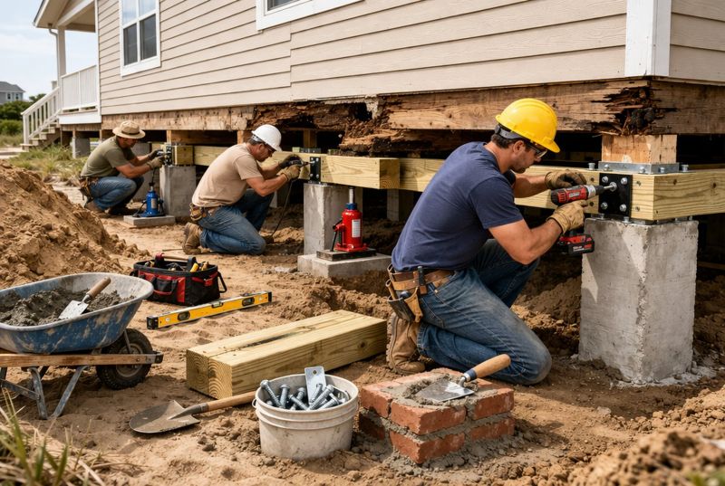 Foundation Raising in Fall River, MA