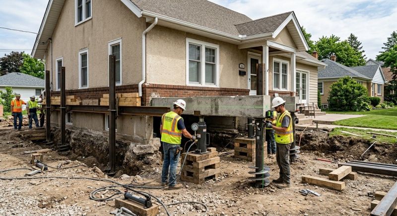 Foundation Releveling in Fall River, MA