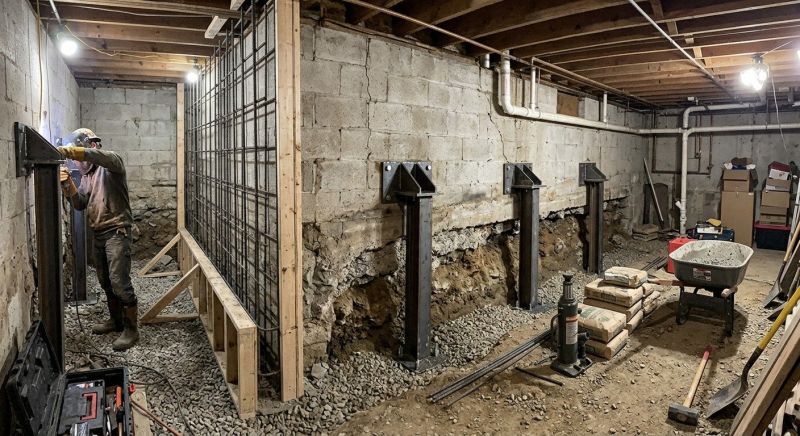Foundation Stabilizing in Attleboro, MA