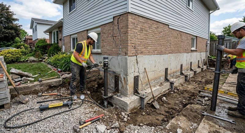 Foundation Stabilizing in Lakeville, MA