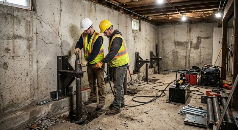 Foundation Stabilizing in Fall River, MA