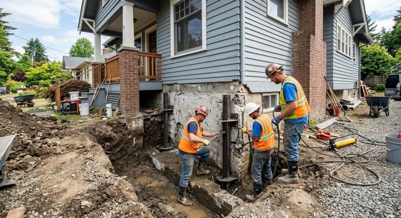 Foundation Stabilizing in Rochester, MA