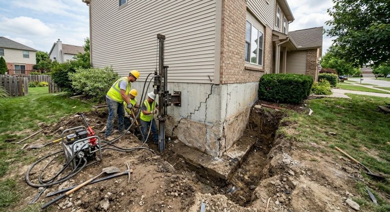 Foundation Stabilizing in Somerset, MA