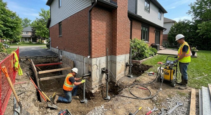 Foundation Underpinning in Fall River, MA