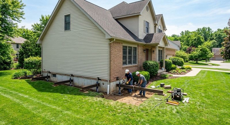House Foundation Leveling in Fall River, MA