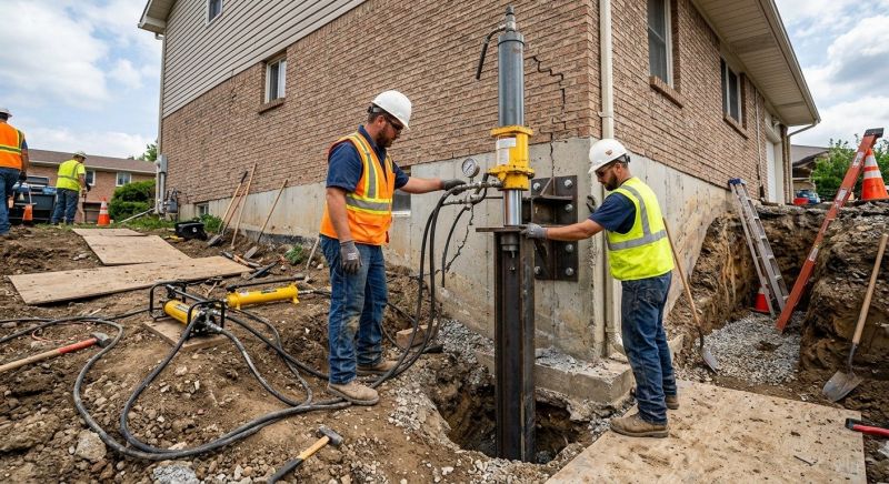 Settling Foundation Service in Dighton, MA