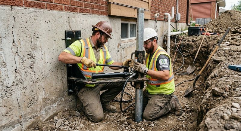 Settling Foundation Service in Saunderstown, RI