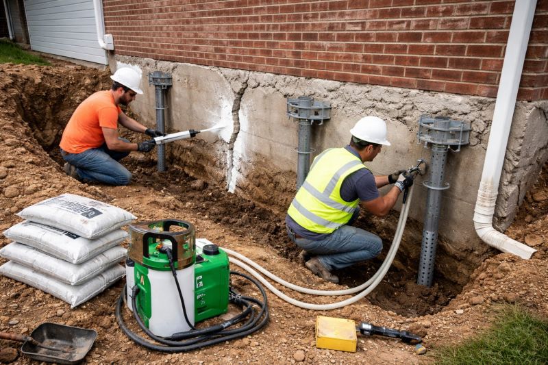 Structural Foundation Repair in West Bridgewater, MA