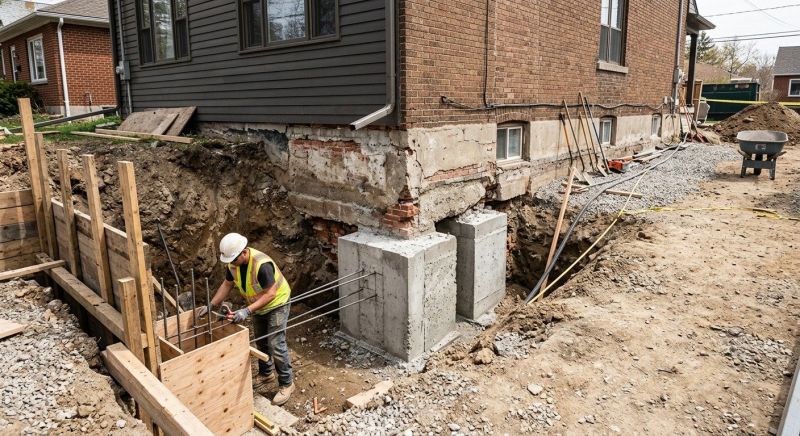 Structural Underpinning in Fall River, MA
