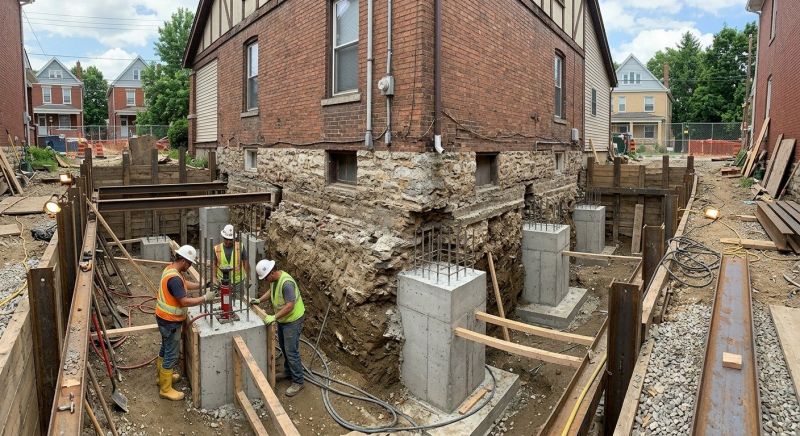 Structural Underpinning in Fall River, MA