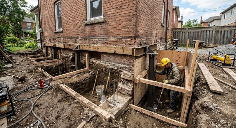 Underpinning Repair in Fall River, MA
