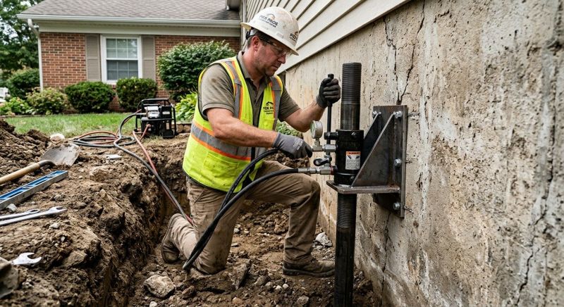Concrete Foundation Leveling in Foxboro, MA