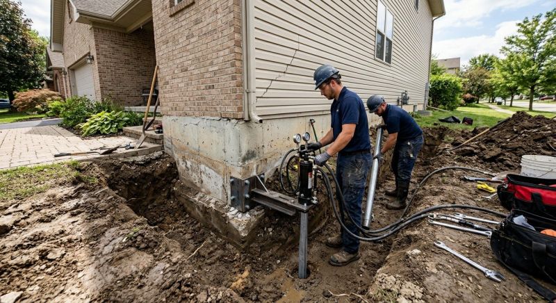 Settling Foundation Service in North Easton, MA